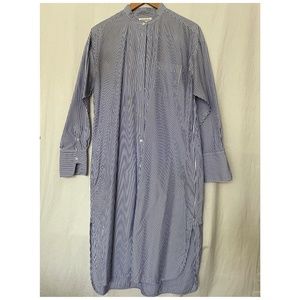 TOMORROWLAND Striped Long Sleeve Shirt Dress